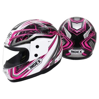 🔥ยอดนิยม!! อินเด็กซ์ 101 หมวกกันน็อคเต็มใบ ขนาด L (คละสี) 1 ใบ Index 101 Size L Helmet (Mixed Color) 1pc