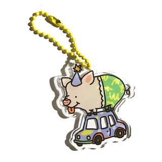 ssktmmee - keyring1 (balloon pig)