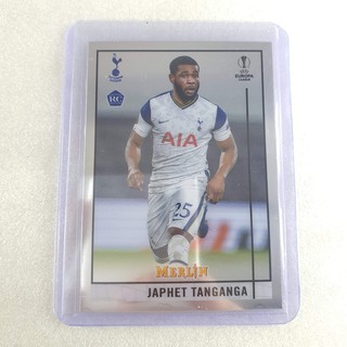 การ์ด RC Tanganga Topps Chrome Merlin การ์ดฟุตบอล การ์ดนักฟุตบอล การ์ดนักบอล Tottenham Hotspurs การ์ด Panini Spurs