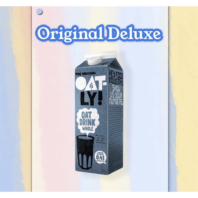 *** พร้อมส่ง ***  นมโอ๊ต Oatly Oat Milk  - Original Deluxe สูตรเข้มข้น นำเข้าจากสวีเดน