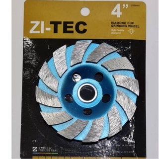 ZI-TEC ใบเพชร ใบเจียรปูน ใบเจียรบัว ใบขัดปูน 4 นิ้ว  ZI TEC