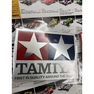 TAMIYA 66047 Tamiya Crystal Sticker size 115mm × 88mm สติกเกอร์อย่างหนาสีเงิน