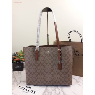 (แท้ 💯%‼) COACH MOLLIE TOTE IN SIGNATURE CANVAS (COACH 1665)