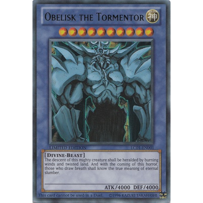 Yugioh Obelisk ภาษาอังกฤษ Tormentor LC01-EN001 Ultra
