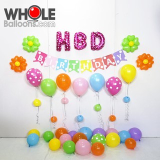 Wholeballoons - ลูกโป่ง DIY วันเกิด 08006  ลูกโป่งตกแต่งพร้อมจัดงานปาร์ตี้