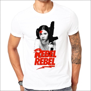 เสื้อยืด พิมพ์ลายเจ้าหญิง Leia Rebel Rebel แฟชั่นฤดูร้อน สําหรับผู้ชาย