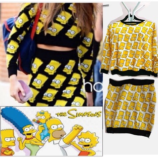 ชุดเซท(THESIMPSONS)sizeLอก38-40"