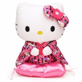 แท้ 100% จากญี่ปุ่น ตุ๊กตา ซานริโอ้ เฮลโล คิตตี้ Sanrio Hello Kitty Japan Kimono Sitting Plush Doll