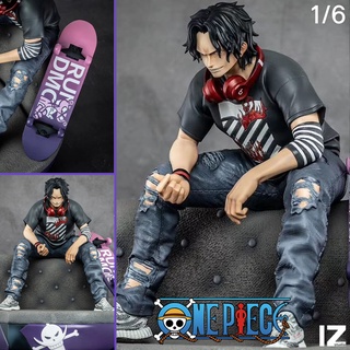 IZ Studio One Piece วันพีซ เต็มพิกัดสลัดจอมลุย วันพีช Portgas D Ace พอร์ทกัส โปโตกัส ดี เอส หมัดอัคคี 1/6 Street Wear