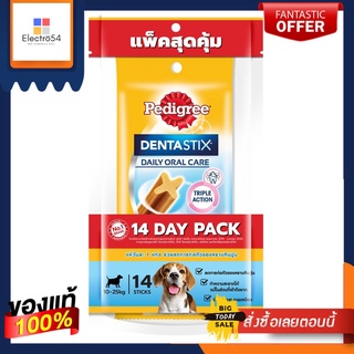 เพดดิกรี เดนต้าสติก สุนัข M-L 14แท่ง360กPEDIGREE DENTASTIX M-L 14 STICKS 360G.