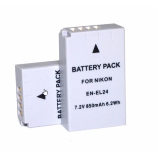 (แพ็คคู่ 2 ชิ้น) แบตเตอร์รี่กล้อง Nikon Camera Battery รุ่น EN-EL24