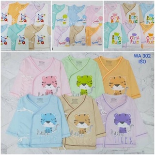 เสื้อผูกแขนยาวแบรนด์Little ผ้าcotton 100%