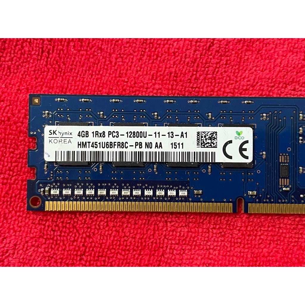 Memory Ram DDR3 4GB 1Rx8 PC3-12800U Hynix HMT451U6BFR8C DELL HP