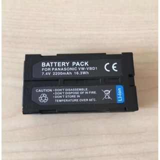 แบตเตอรี่กล้องFor PANASONIC VW-VBD1 VW-VBD1E Camcorder Battery