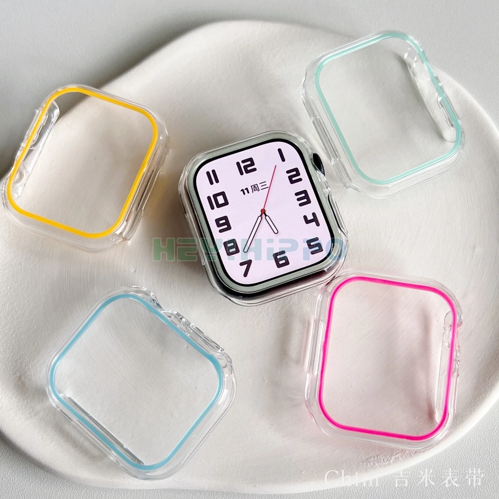 ใหม่ เคสนาฬิกาข้อมือเรืองแสง สําหรับ Watch7 Watch Series 7 6 se 5 4 3