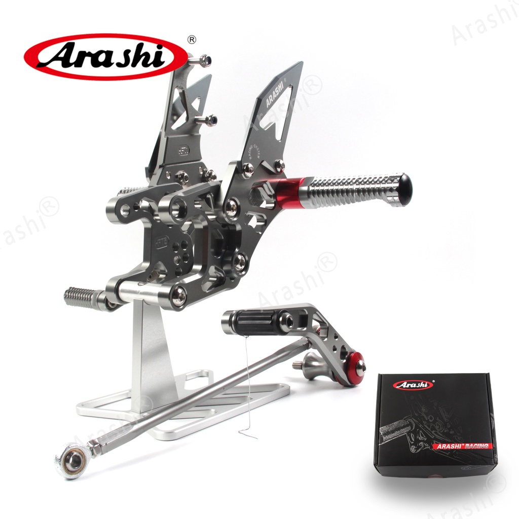 Arashi 1 ชุด CNC ปรับพักเท้าสําหรับ HONDA CBR1000RR/SP non-ABS 2012-2020 หมุดเท้าเหยียบ CBR1000 CBR 1000 RR 2013 2014 2015 2016 2017 2018 2019 2020 GP Shift