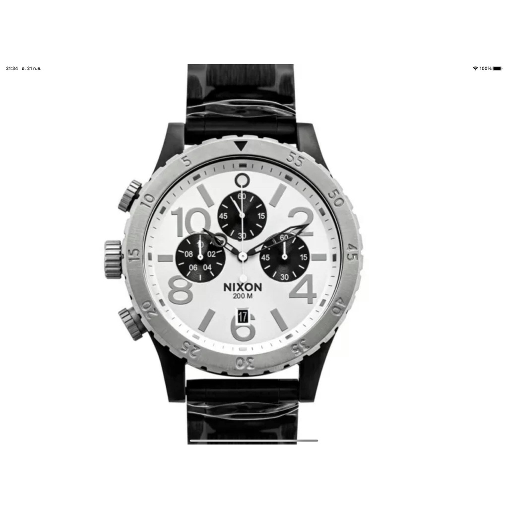 นาฬิกา NIXON MEN'S A486 180 48-20 CHRONO QUARTZ CHRONOGRAPH พร้อมกล่อง (ใหม่)