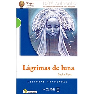 Lagrimas de luna - Book + Audio (B1) : 9788496942530 (นำเข้าของแท้100%)