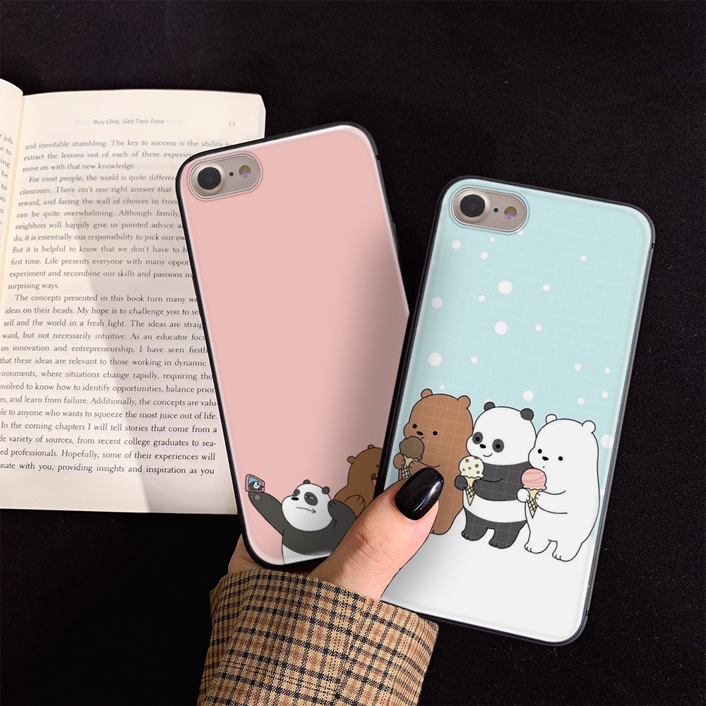 iPhone 12 Mini 11 Pro XR XS Max Soft Case B21 Anime We Bare Bears ...