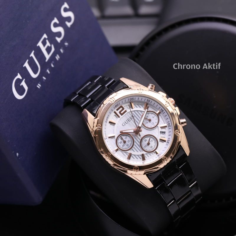 Guess Chrono นาฬิกาข้อมือ สายโซ่ สําหรับผู้ชาย - flywatchmatchec.th ...