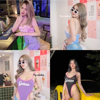 🫦🔥ขาย👚Dee  shop🔥🔥 (A51)🫦บอดี้สูทสายเดี่ยว พาสเท แซ่บบกกก ไม่ไหว บอกไหวววววว แม่จะเป็น แหวกสูงงงงเกินปุยยมุยยยยยยยยย