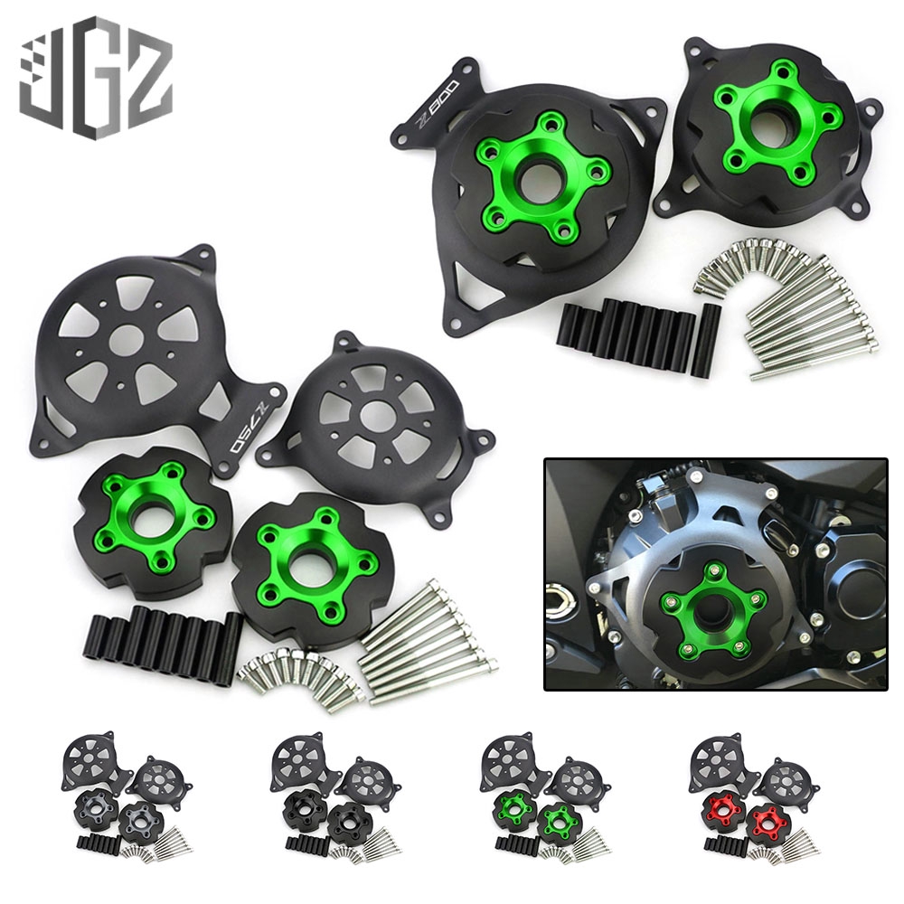 ฝาครอบป้องกันเครื่องยนต์ CNC สําหรับ Kawasaki Z750 Z800 2013 2014 2015 2016 2017 2018 2019 2020