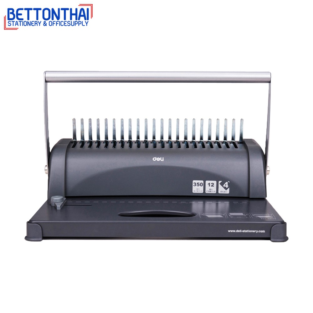 Deli 3871 Binding Machine เครื่องเข้าเล่มเอกสาร สั้นกระดูกงู สินค้ารับ