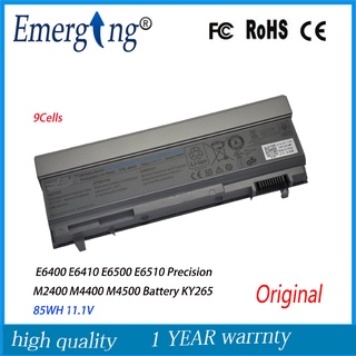 9cells 85WH Original New   Laptop Battery For Dell Latitude E6400 ATG E6500 E6510 PT435 NM633 MP307