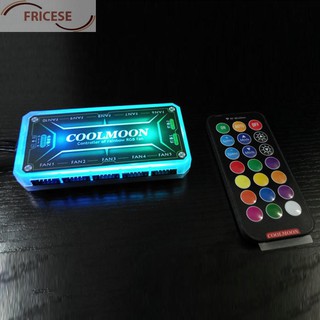 fricese coolmoon rgb รีโมทควบคุม dc 12v 5 a มีไฟ led มีสีสัน