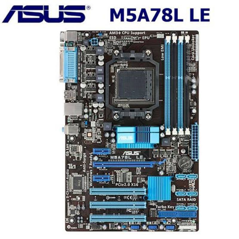 เมนบอร์ด ASUS M5A78L LE Socket AM3 AM3+ DDR3