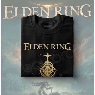 Bawara เสื้อยืด ผ้าฝ้าย 100% พิมพ์ลาย Playstation Elden Ring พรีเมี่ยม