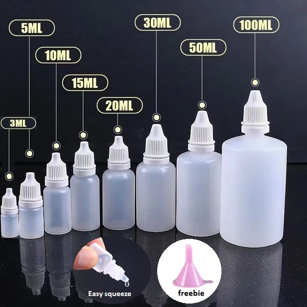 50ชิ้น/100ชิ้น3ร5ร~100รที่ว่างเปล่าตาวางขวด แปลกตาของเหลวหยดขวด10มิลลิลิตร/15มิลลิลิตร/20มิลลิลิตรขวดเดินทาง
