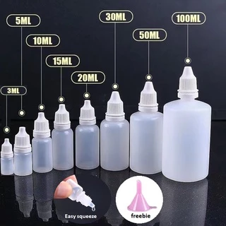 50ชิ้น/100ชิ้น3ร5ร~100รที่ว่างเปล่าตาวางขวด แปลกตาของเหลวหยดขวด10มิลลิลิตร/15มิลลิลิตร/20มิลลิลิตรขวดเดินทาง