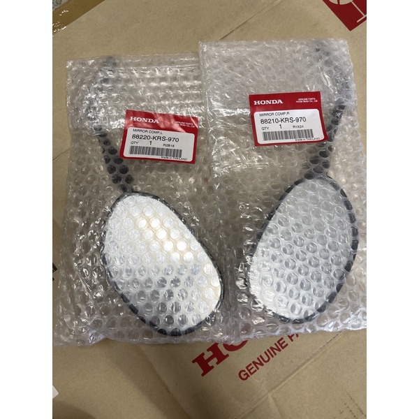 แท้ศูนย์ กระจก WAVE100 WAVE125 เวฟ100 เวฟ125 รหัสสินค้า 88220-KRS-970(L)/88210-KRS-970(R)