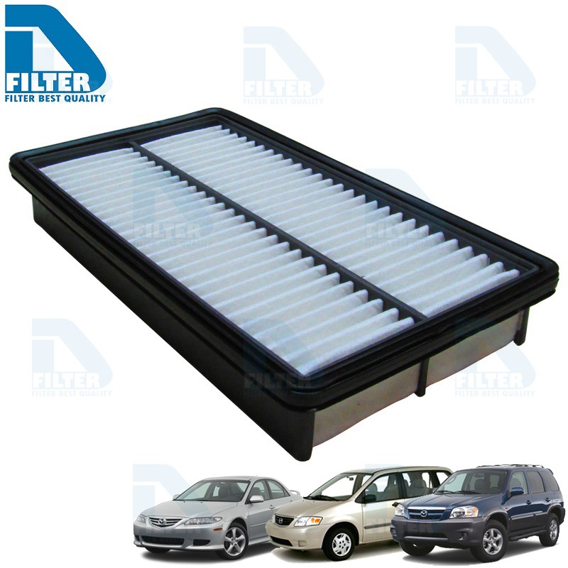 กรองอากาศ Mazda มาสด้า Tribute ทริบิวต์ 2002-2006 (เครื่อง 2.3),Mpv 2002-2006 (เครื่อง 3.0) By D Filter SKA065-1