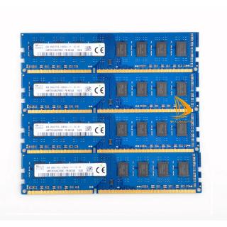 （4x 4GB ）SK Hynix เอสเค ไฮนิกส์ 4GB PC3-12800 2Rx8 DDR3 1600MHz 240PIN DIMM Desktop Memory RAM แรม คอมพิวเตอร์