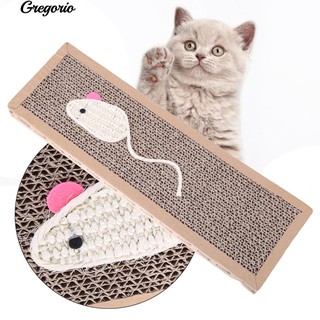 Gregorio แมวแคทเทอร์แผ่นรองแผ่นกระดานบัตรลูกฟูกการ์ดเซฟตี้ Claw Care Interactive Toy