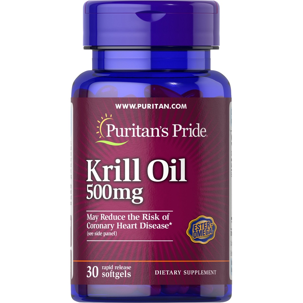puritan pride krill oil 500 mg.30softgels