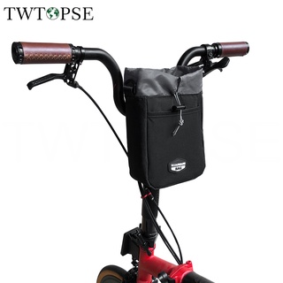 Twtopse กระเป๋าขวดน้ํา 2 ลิตร พร้อมสายคล้องไหล่ สําหรับจักรยานพับได้ Brompton