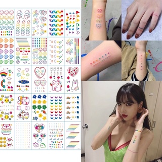 (ยกเซ็ท) Tattoo แทททูรอยสัก มินิมอล เท่ๆ แทททู ยกเซ็ท20/30แผ่น 🥰