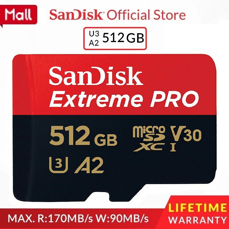 [NEW]   Extreme Pro 512GB U3 Memory Card 256GB 128GB 64GB 32GB Micro SD Card -SDHHK71