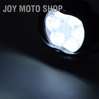 Joy Moto Shop ไฟตัดหมอก Led 6 ดวง 12V กันน้ํา สําหรับติดด้านหน้ารถมอเตอร์ไซค์ 2 ชิ้น