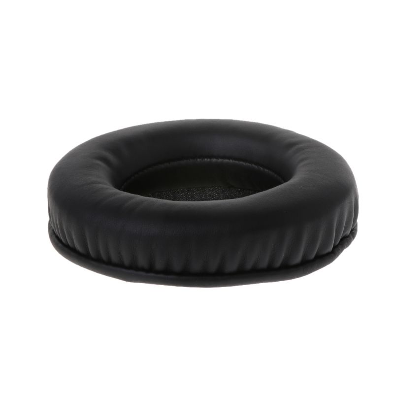 Charmantcc โฟมนุ่ม 2 ชิ้นแผ่นรองหูฟังฝาครอบรอบหูฟัง Holster Earpads สีดํา