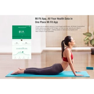 Mi Body Composition Scale S400 เครื่องชั่งน้ำหนักอัจฉริยะ เชื่อมต่อAPPได้ คำนวณ BMI วัดได้13ข้อมูล Chinese Version
