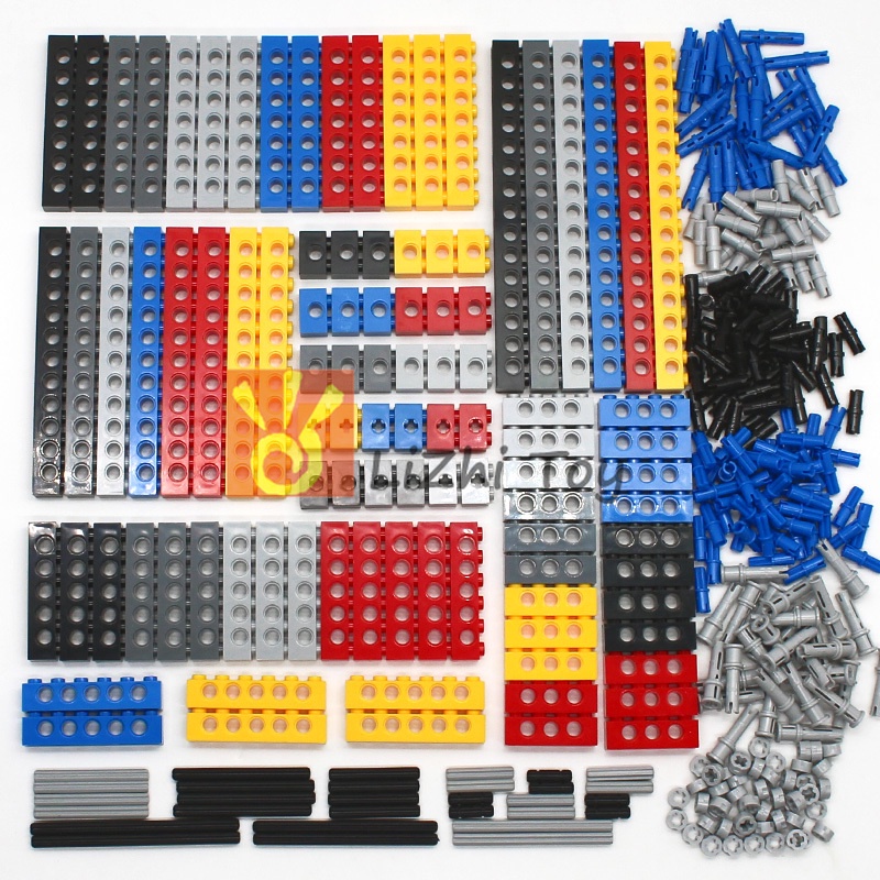 Technology Set Building Blocks Bricks Car Tires Gear Liftarm Beam Cross ...