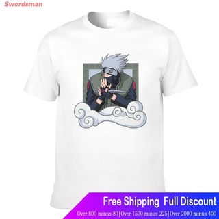 เสื้อยืดแขนสั้น Kakashi เสื้อยืดผ้าฝ้ายพิมพ์ลาย Hatake เสื้อพลัสไซส์แฟชั่นผู้ชาย Mens Womens T-shirts