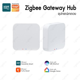 Lighttrio Zigbee Gateway Hub มินิเกตเวย์ เกตเวย์เชื่อมต่ออัจฉริยะ ผ่าน Wi-Fi รุ่น SM-GW-ZB - สีขาว (แถมสาย USB+Adapter)