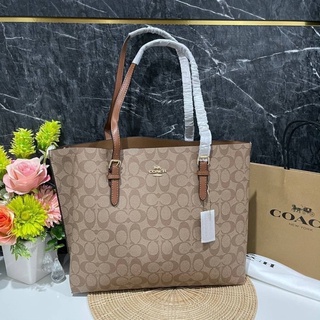 COACH MOLLIE TOTE IN SIGNATURE CANVAS (COACH 1665)