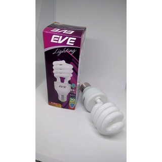 หลอดไฟทอร์นาโด EVE 20W WARM แสงส้ม ขั้ว E27