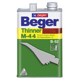 Beger m44 ทินเนอร์ เอ็ม-44 สำหรับโพลียูรีเทน เหมาะสำหรับทำละลายและแห้งตัวเร็ว ขนาด กป 1ลิตร